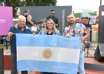 Festejo en el barrio Malvinas Argentinas