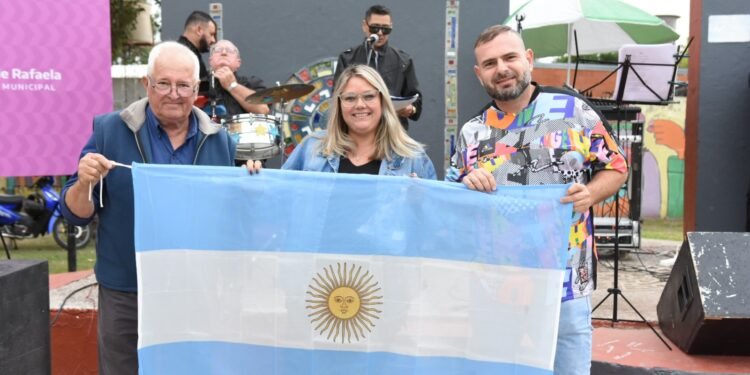 Festejo en el barrio Malvinas Argentinas