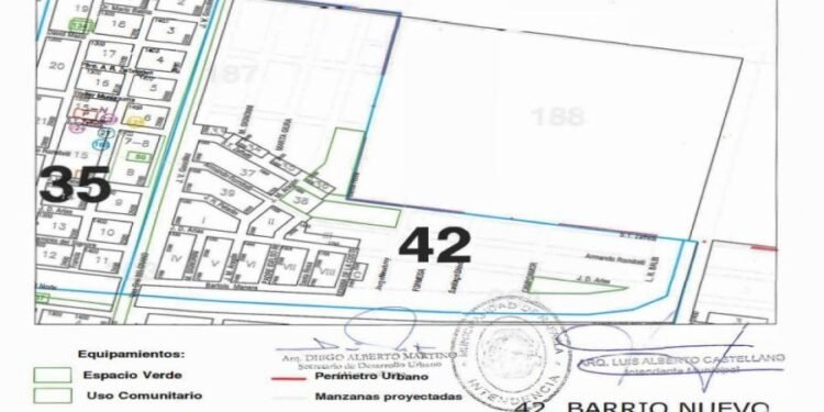 Ingresó al Concejo el proyecto para la creación del Barrio 42