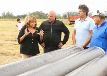 Iniciaron la construcción del gasoducto Gran Rosario