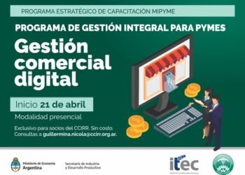 Programa Gestión Integral para Pymes: curso “Gestión comercial digital”
