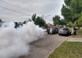 Dengue: Continúa la fumigación espacial