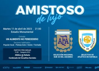 La selección Sub-20 del Ascenso jugará este martes en Rafaela