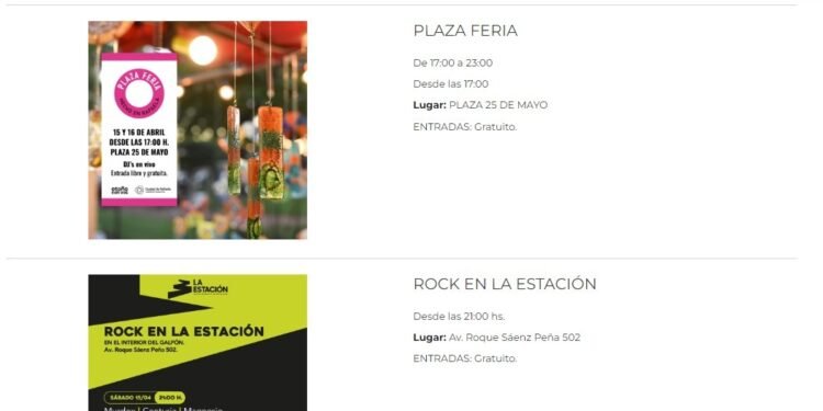 «Me lo agendo»: Conocé los eventos de este fin de semana en Rafaela
