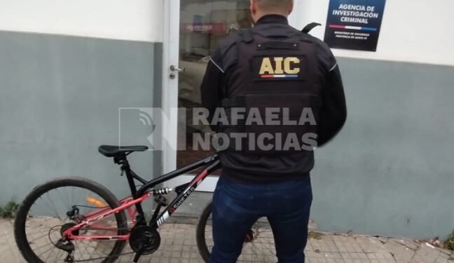 Rápido accionar de la AIC para recuperar una bicicleta