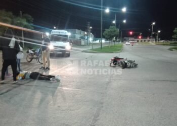 Noche accidentada en la ciudad