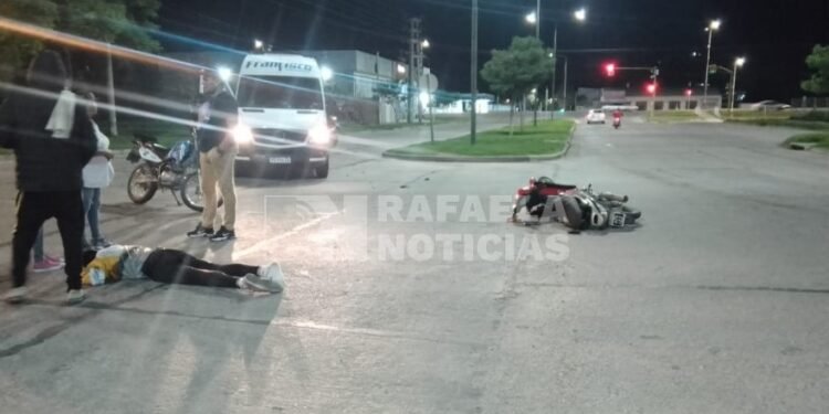 Noche accidentada en la ciudad