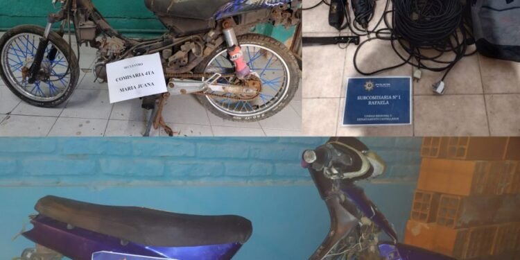 Un joven retuvo a quien intentó robarle, dos detenidos y secuestro de motos