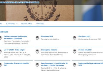 Ya está publicado el Padrón Provisional de Electores para las elecciones provinciales, municipales y comunales