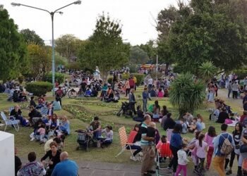 Festejo en el barrio San Martín