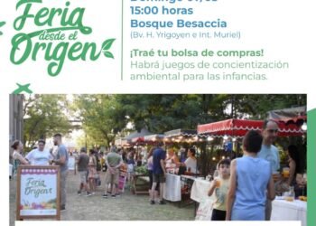 Feria de productos orgánicos en el Bosque Besaccia