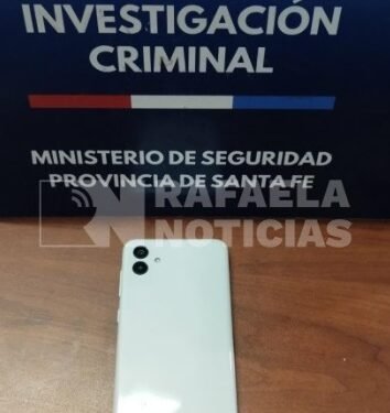 Tras una requisa domiciliaria, recuperan un celular robado en abril