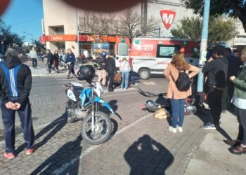 Otro choque en la esquina más céntrica de la ciudad