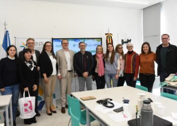 Luis Castellano participó de un intercambio con una delegación de Alemania