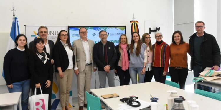 Luis Castellano participó de un intercambio con una delegación de Alemania