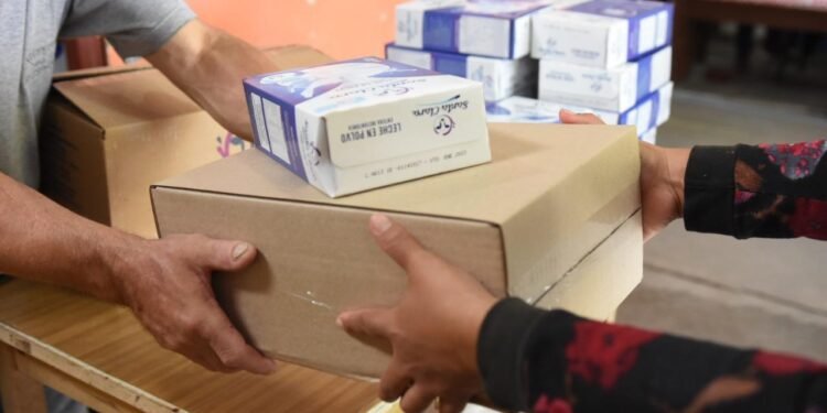 Continúa la entrega de refuerzo alimentario