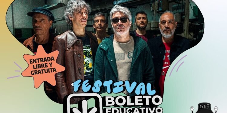 Estelares cerrará el Festival del Boleto Educativo Gratuito en Rafaela