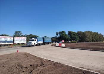 Se habilitó al tránsito la nueva rotonda de la RN 34 en Sunchales