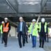 Perotti recorrió las obras de la nueva terminal flexible en el Aeropuerto Internacional de Rosario
