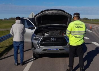 Recuperaron en Susana una Hilux robada en Buenos Aires