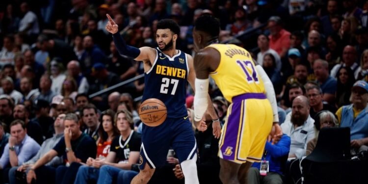 Denver Nuggets aprovechó la localía y sacó ventaja ante Los Angeles Lakers en la final del Oeste