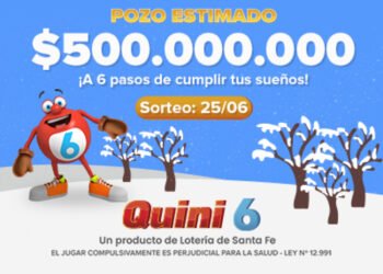 ¡UNA NUEVA OPORTUNIDAD! EL QUINI 6 QUEDÓ VACANTE Y Y SE VIENE UN POZO DE $500 MILLONES ESTIMADOS