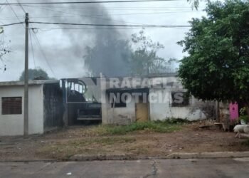 Se incendió una casa en barrio Villa Dominga y generó preocupación en los vecinos