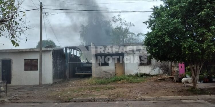 Se incendió una casa en barrio Villa Dominga y generó preocupación en los vecinos