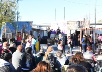 Domingo de festejo en barrio Güemes