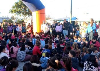 Luis Castellano participó de eventos barriales