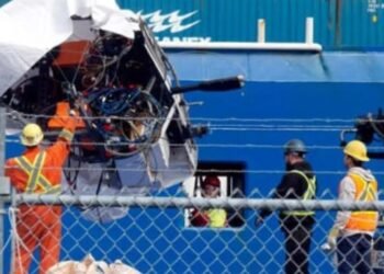 Descargadas en Canadá Primeras fotos de los restos del submarino Titán