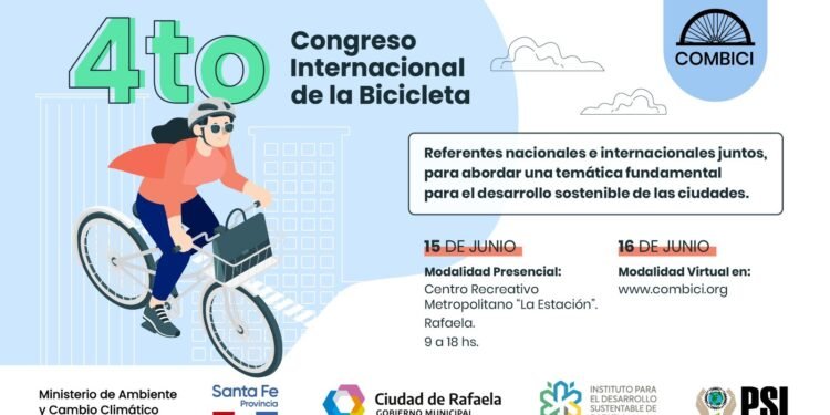 Abrieron las inscripciones para el Congreso de la Bicicleta en Rafaela