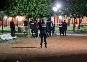 Importante despliegue policial en la Plaza 25 de Mayo: intentaron robar una moto