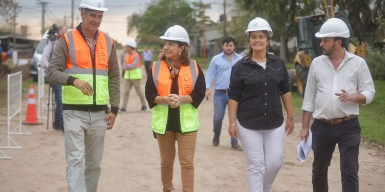 Iniciaron las obras para llevar gas natural a Helvecia