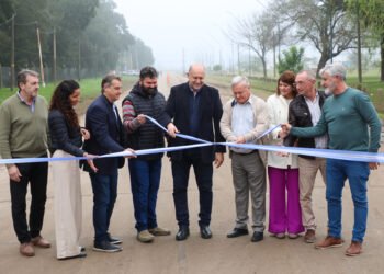 Perotti inauguró obras de infraestructura en el departamento San Jerónimo