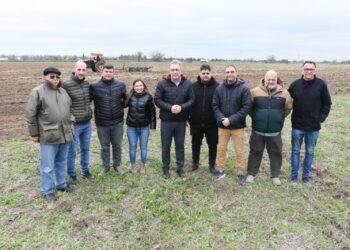 Luis Castellano recorrió el nuevo predio del Club 9 de Julio