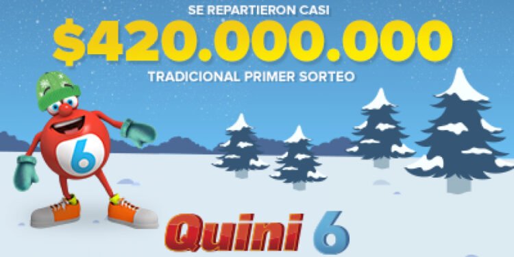 ¡DOS APOSTADORES SE REPARTIERON CASI $420 MILLONES EN EL QUINI 6!