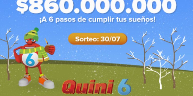 ¡EL QUINI 6 QUEDÓ VACANTE Y SE VIENE CON $860 MILLONES ESTIMADOS!