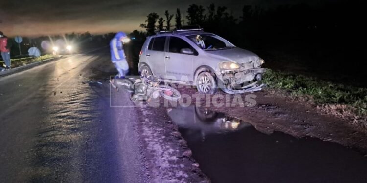 Ruta 34: Motociclista lesionado a la altura del km 229