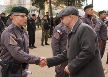 Brilloni encabezó el acto por el Día del Agente Penitenciario