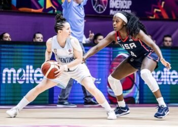 Argentina no pudo con Estados Unidos en debut en AmeriCup de básquetbol de mujeres