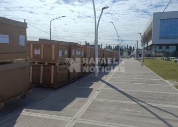 Nuevo hospital de Rafaela: avanza a buen ritmo de obra y empieza a llegar el equipamiento