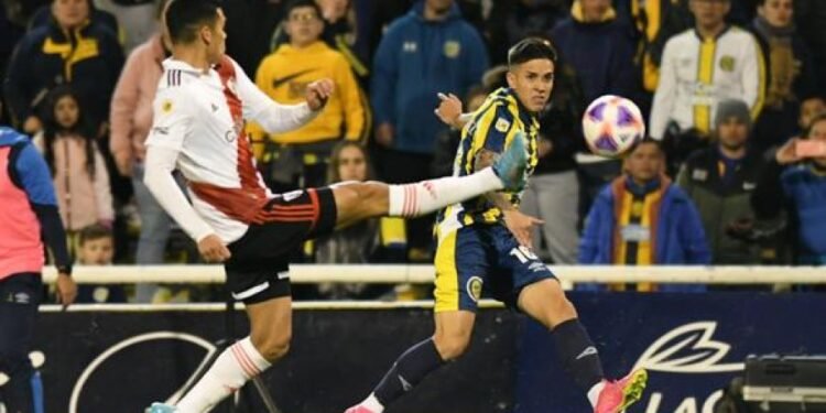 El campeón River empató sobre la hora con Central en el Gigante de Arroyito
