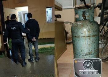 Policía recuperó garrafa robada