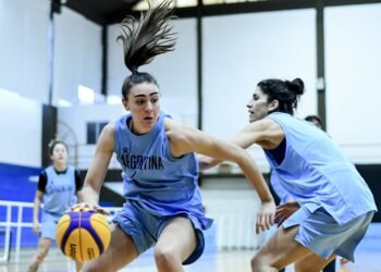 Delfina Gentinetta con Argentina a la Nations League de 3×3