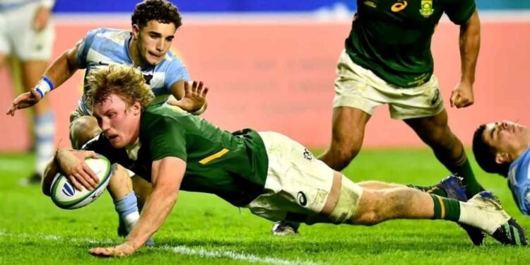Ante Japón Los Pumitas perdieron frente a Sudáfrica y jugarán por el noveno puesto en el Mundial Sub20 de rugby