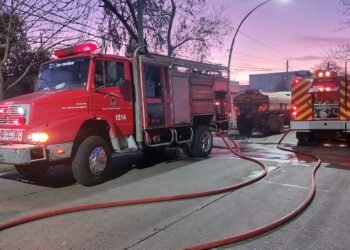 Tomó fuego un galponcito en el barrio Fátima