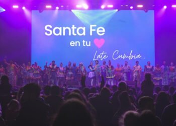 Histórica actuación de la delegación oficial de Santa Fe en Tecnópolis