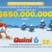 ¡DOS APOSTADORES SE REPARTIERON CASI $650 MILLONES EN EL QUINI 6!