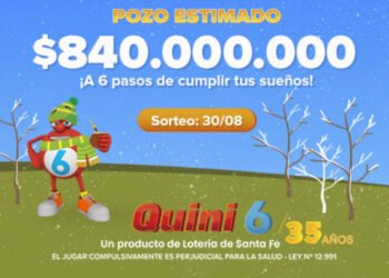 EL QUINI 6 QUEDÓ VACANTE Y SE VIENE CON UN POZO DE $840 MILLONES ESTIMADOS